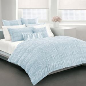 DKNY Willow Teal Pillow Shams European and Standard Set New